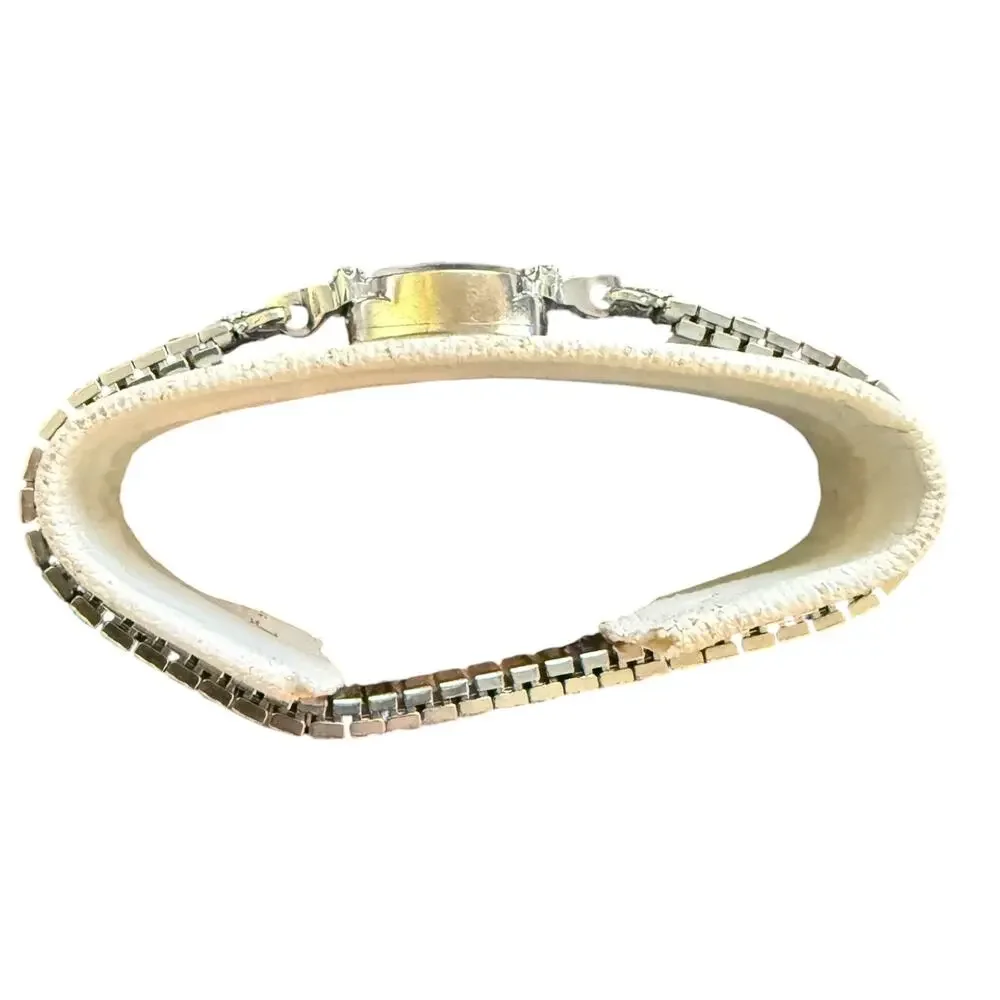 Hamilton Vintage 14K White Gold Diamond Ladies Watch - Working